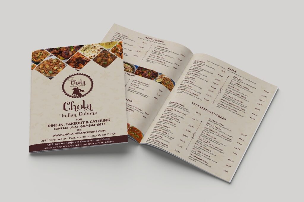 Restaurant Menu Design